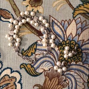 Brighton Pearl Earrings and Braclet